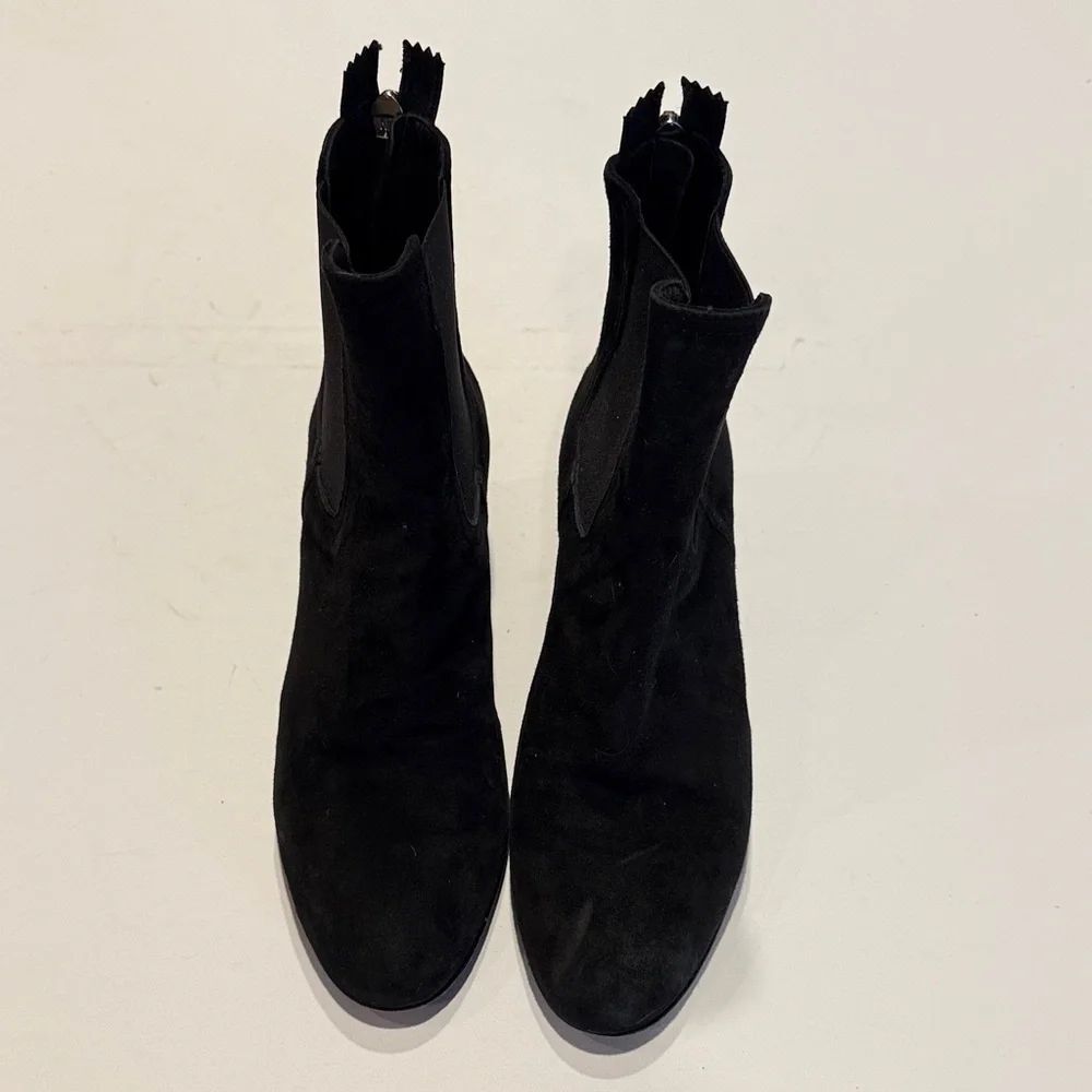 AGL Black Suede Ankle Boots
